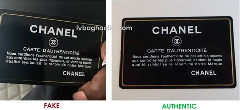 how to recognize a real chanel bag|authenticity card chanel.